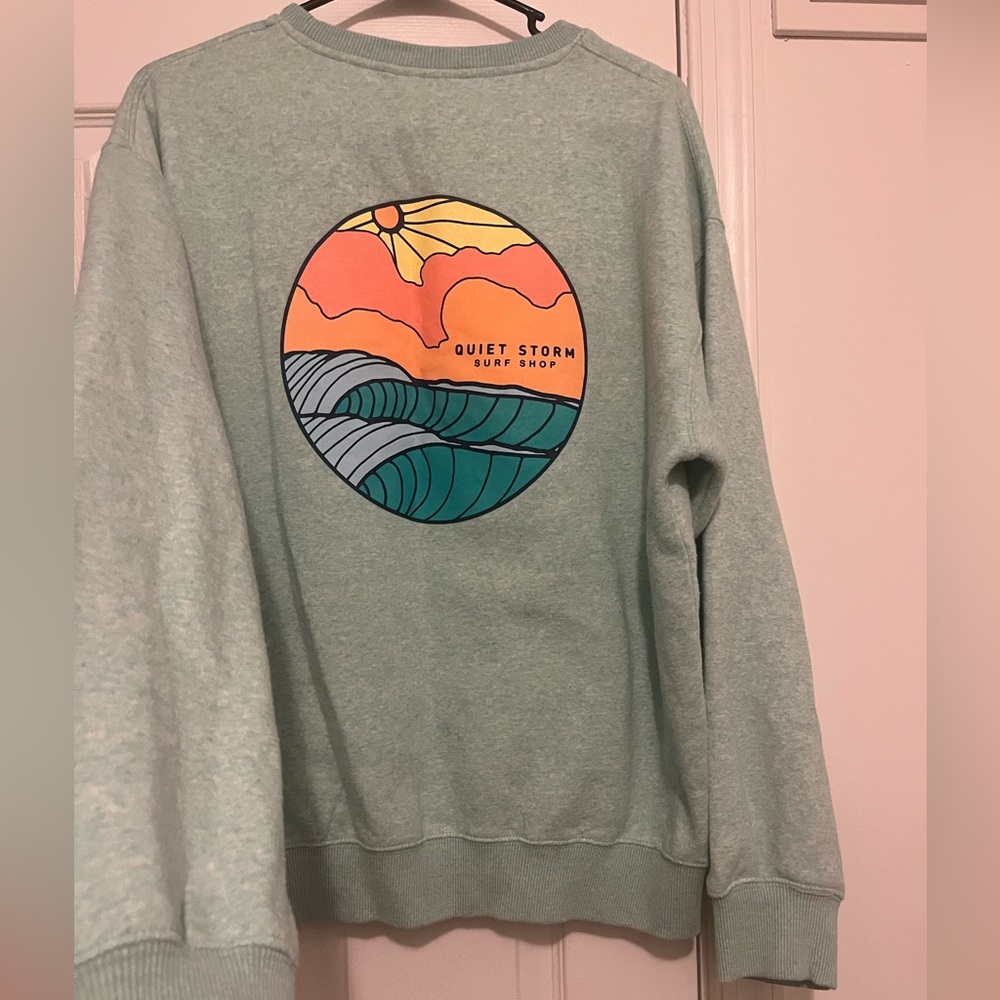 Quiet Storm Women's Green Sweatshirt